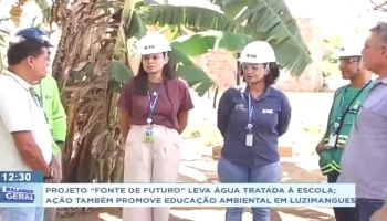 TV Jovem Palmas | Balanço Geral Tarde: Projeto Fonte de Futuro leva água tratada e educação ambiental à escola em Luzimangues